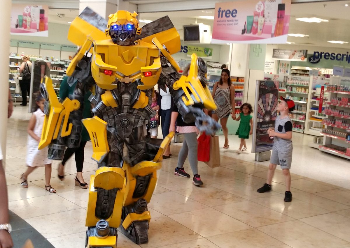 TRANSFORMERS AND GIANT T-REX TO INVADE SUTTON COLDFIELD TOWN CENTRE