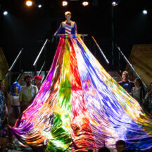 Tudor Musical Comedy Society Joseph and the Amazing Technicolor Dreamcoat finale at Sutton Coldfield Town Hall