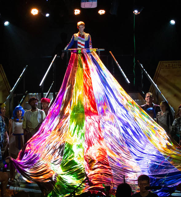 Tudor Musical Comedy Society Joseph and the Amazing Technicolor Dreamcoat finale at Sutton Coldfield Town Hall