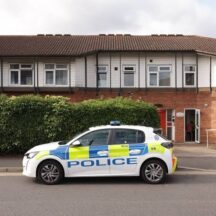 Police vehicle representing neighbourhood policing and community safety in Four Oaks, Sutton Coldfield.